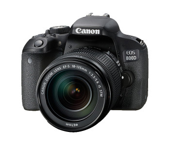 Canon EOS 800D 24.2 MP DSLR Camera With 18-135mm STM Lens - Black in UAE
