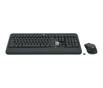 Express Delivery - Logitech 920-008693 MK540 English Wireless Keyboard & Mouse Combo - Dark Grey - ID 33347