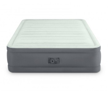 Intex ZX-64906 Inflatable Queen Size Premaire I Fiber-Tech Airbed - Grey in OMAN