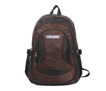Para John PJSB6003A18 18-inch School Backpack - Coffee in KSA