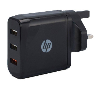 HP Smartphones AC To USB Wall Charger - Black in KSA
