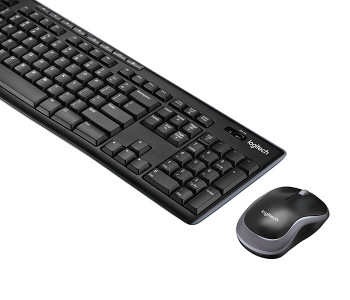 Express Delivery - Logitech 920-004509 MK270 Wireless Keyboard & Mouse Combo - English, Black - ID 33611