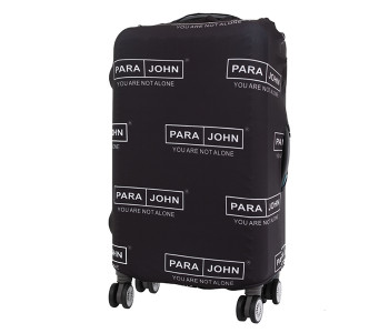 Express Delivery - Para John PJLC9918L Luggage Cover Large Size - Black - ID 25169