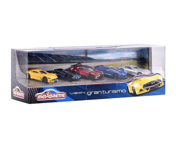 Majorette 212054052 5 Pieces Gran Turismo Toy Cars Gift Pack 1:64 in OMAN