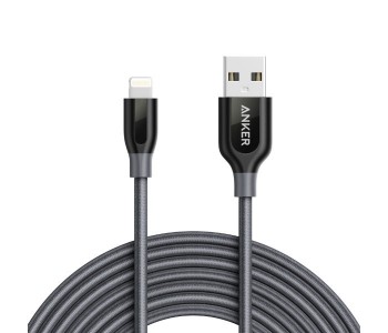 Anker A8123 Powerline Plus Lightning Cable 10 Ft Grey in KSA
