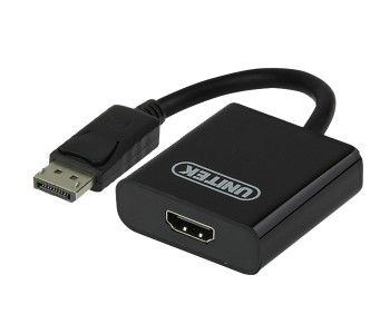 Express Delivery - Unitek Y-5118DA DisplayPort to HDMI Female Converter - Black - ID 30083