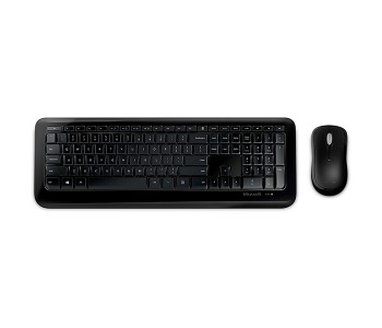Microsoft Wireless Desktop KeyBoard And Mouse - Black in UAE