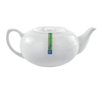 Royalford RF8008 Porcelain Magnesia Big Tea Pot With Lid - White in UAE