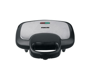 Nikai NST522T1 2 Slice Sandwich Toaster Black And Silver in OMAN