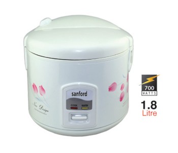 Sanford SF1189RC BS 1.8 Litre Rice Cooker in UAE