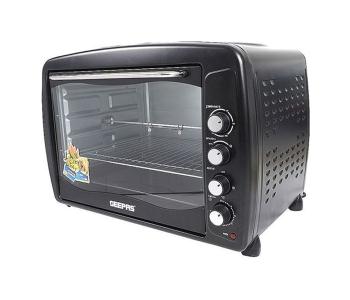 Express Delivery - Geepas GO4402N 75 Litre Electric Oven with Convection and Rotisserie, Black - ID 675