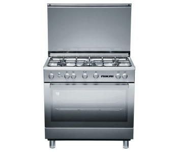 Nikai U9065IT Free Standing Gas Cookers Silver in OMAN