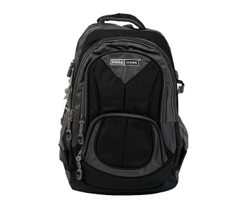 Para John PJSB6012A20 20-inch School Backpack - Black in KSA