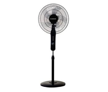 Express Delivery - Olsenmark OMF1738 16-inch 3 Speed Stand Fan with Timer - Black - ID 754