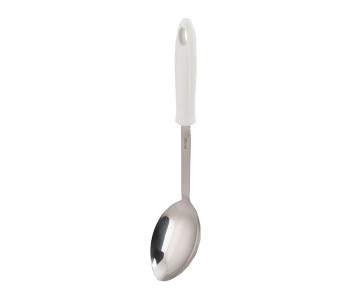 Prestige PR54402 Stainless Steel Head Basic Solid Spoon, Silver & White in UAE