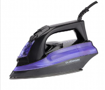 Express Delivery - Olsenmark Omsi1828 1600 Watts Steam Iron - Brown And White - ID 118464