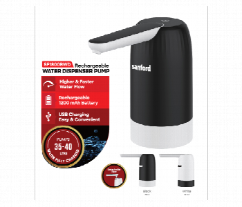 Express Delivery - Sanford Sf1800Bwd Water Dispenser Pump - Black - ID 118824