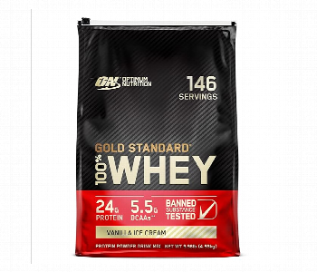 Express Delivery - Optimum Nutrition Gold Standard Whey 10Lbs Vanilla Ice Cream - ID 141723