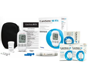 Express Delivery - Caresens S Fit Bloodglucose Monitoring System Combo Pack - ID 7142424