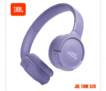 Express Delivery - Jbl Tune 520 Bt Wireless On Ear Headphones Purple - ID 7147580