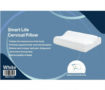 Express Delivery - Smart Life Sleep Cervical Pillow For Neck Support And Alignment - ID 7154693