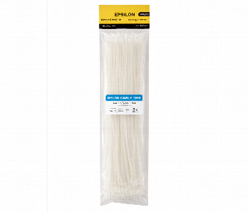 Express Delivery - Epsilon Cable Ties Eps1273 4.8 Into 380Mm White 50Pcs - ID 7157809