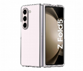 Express Delivery - Samsung Galaxy Z Fold 5 Clear Transparent Slim Case - ID 7159502