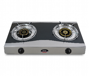 Express Delivery - Clikon Ck4503 2 Burner Stainless Steel Table Top Gas Stove - ID 7160430