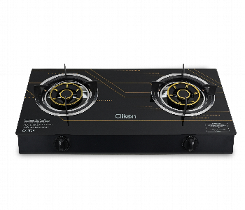 Express Delivery - Clikon Ck4504 2 Burner Glass Table Top Gas Stove - ID 7160431