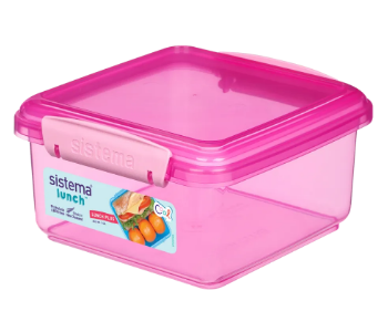 Express Delivery - Sistema1200 ML Lunch Plus Lunch Box Pink - ID 138843