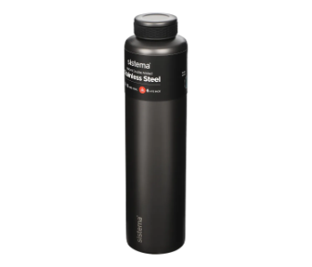 Express Delivery - Sistema 600 ML Chic Stainless Steel Bottle Black 520 - ID 138898