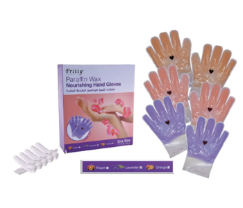 Express Delivery - Pritty Paraffin Wax Nourishing Gloves Box 1X6 1 Pack - ID 138969