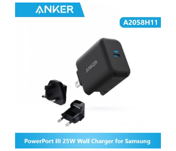 Express Delivery - Anker PowerPort III 25W A2058H11 Black - ID 139260