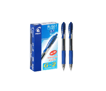 Express Delivery - Pilot Gel BL G2 7F 0.7MM Blue Pen 12 Pcs - ID 139501