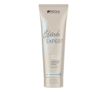 Express Delivery - Indola Blonde Expert Instacool Shampoo 250 Ml - ID 139575