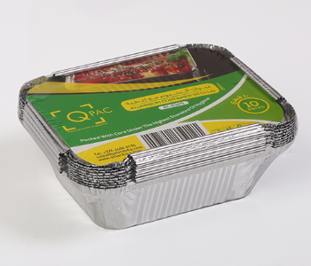 Express Delivery - QPAC Aluminium container 8325  1 x 10 pcs - ID 139635