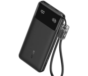 Express Delivery - Anker Power Bank Powercore 10000mAh 22.5W Portable Charger with USB C Lanyard Cable A1388 - ID 139760