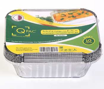 Express Delivery - QPAC Aluminum container 8342 1 x 10 pcs - ID 139795