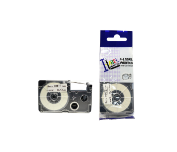 Express Delivery - Casio Compatible Label Tape 9MM Black on white - ID 139835