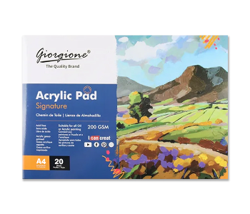 Express Delivery - Acrylic Pad 200Gsm A4 20Sheets Gac20A4 Giorgione - ID 139896