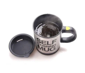 Express Delivery - Self Stirring Electric Mug Coffee Mixing Drinking Cup T025 Battery Operated - ID 140063