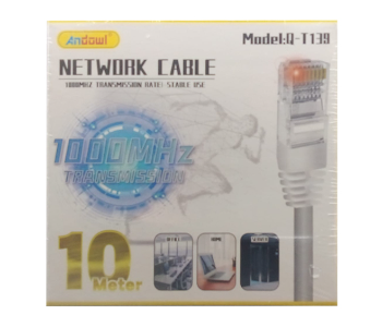 Express Delivery - Andowl Network Cable 10 Meter QT 139 1000 MHZ - ID 140093