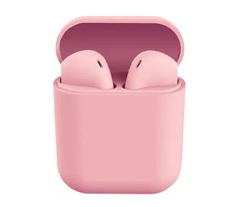 Express Delivery - inPods 12 Twin Bluetooth Headset Pink with Slight Scratch SC001 - ID 140305