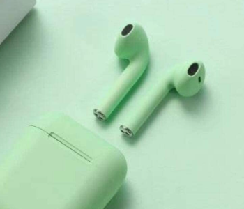 Express Delivery - inPods 12 Twin Bluetooth Headset Green with Slight Scratch SC001 - ID 140307