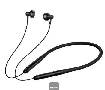 Express Delivery - Baseus Bowie P1  Neckband Wireless Earphones Black - ID 140334