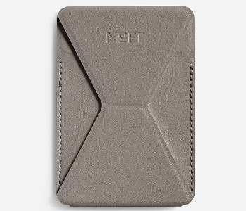 Express Delivery - Moft Invisible Phone Stand and Wallet MOVAS Taupe - ID 140341