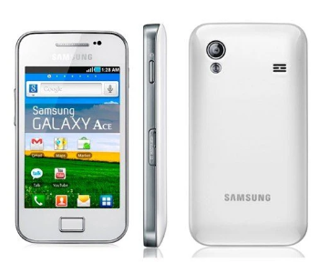 Express Delivery - Samsung Ace S5830i Smartphone White with Back Panel Scratch SC002 - ID 140428