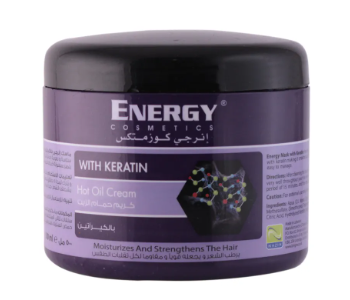 Express Delivery - Energy Cosmetics Keratin Hot Oil Hair Cream Keratin 500 Ml - ID 140471