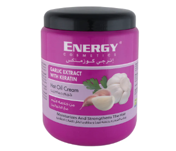 Express Delivery - Energy Cosmetics Garlic Extract With Keratin Hot Oil Cream 1000 Ml - ID 140517