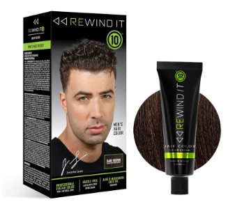Express Delivery - Its a 10 Haircare Rewind It 10 Mens Hair Color Dark Brown - ID 140625